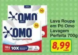 Chama Supermercados Lava Roupa em Pó Omo Lavagem Perfeita oferta