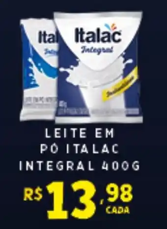 Leite em pó italac integral