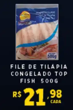Bahamas Supermercados File de tilápia congelado top fish oferta