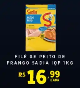 Bahamas Supermercados File de peito de frango sadia oferta