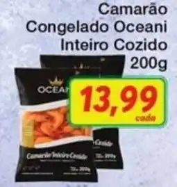 Chama Supermercados Camarão Congelado Oceani Inteiro Cozido oferta