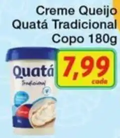 Chama Supermercados Creme Queijo Quatá Tradicional oferta