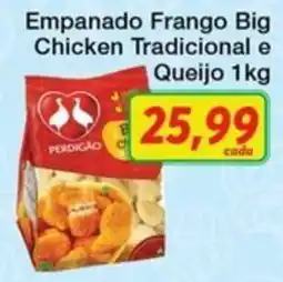 Chama Supermercados Empanado Frango Big Chicken Tradicional e Queijo oferta