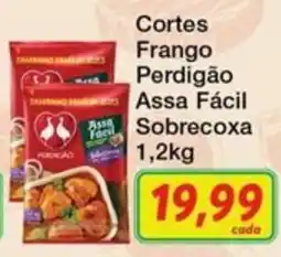 Chama Supermercados Cortes Frango Perdigão Assa Fácil Sobrecoxa oferta