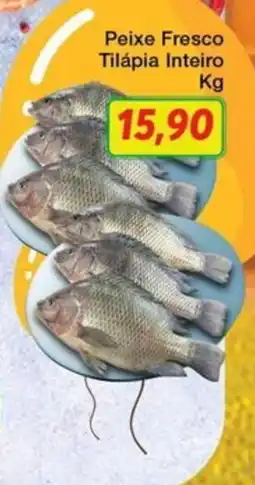Chama Supermercados Peixe fresco tilápia inteiro oferta