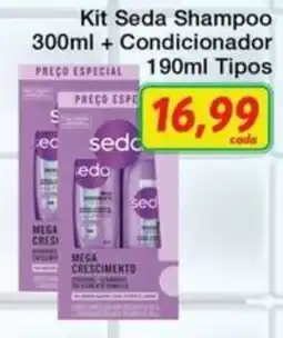 Chama Supermercados Kit Seda Shampoo oferta