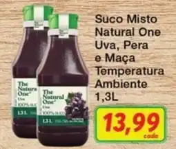 Chama Supermercados Suco Misto Natural One Uva, Pera e Maçã oferta