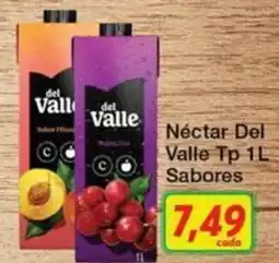 Chama Supermercados Néctar Del Valle Tp 1L Sabores oferta