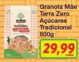 Chama Supermercados Granola mãe terra zero açúcares tradicional oferta