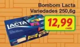 Chama Supermercados Bombom lacta variedades oferta