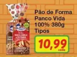 Chama Supermercados Pão de Forma Panco Vida oferta