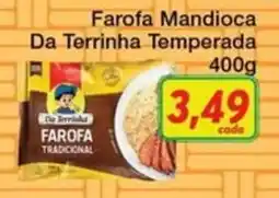 Chama Supermercados Farofa mandioca da terrinha temperada oferta