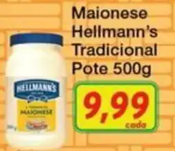 Chama Supermercados Maionese hellmann's tradicional oferta