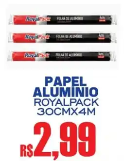 Supermercado Vitorino papel alumínio royalpack oferta