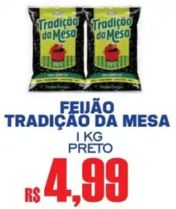Supermercado Vitorino Feijão tradição da mesa preto oferta