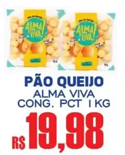 Supermercado Vitorino Pão queijo alma viva oferta