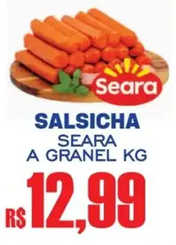 Supermercado Vitorino Salsicha seara a granel kg oferta