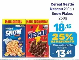 Supermercados Jau Serve Cereal Nestlé Nescau + Snow Flakes oferta