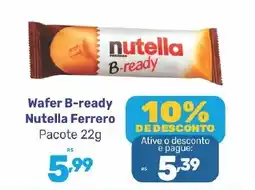 Supermercados Jau Serve Wafer B-ready Nutella Ferrero oferta