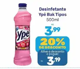 Supermercados Jau Serve Desinfetante Ypê Bak Tipos oferta