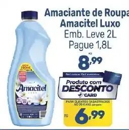 Supermercados Jau Serve Amaciate de Roupas Amacitel Luxo oferta