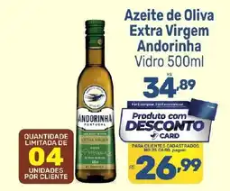 Supermercados Jau Serve Azeite de Oliva Extra Virgem Andorinha oferta