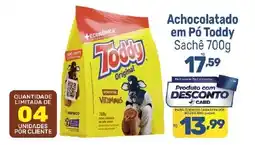 Supermercados Jau Serve Achocolatado em Pó Toddy Sachê oferta