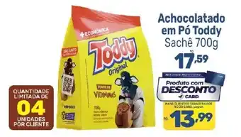 Achocolatado em Pó Toddy Sachê