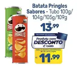 Supermercados Jau Serve Batata Pringles Sabores oferta