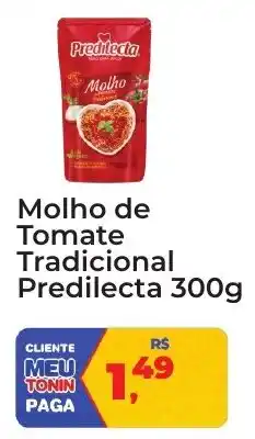 Tonin Superatacado molho de tomate tradicional predilecta oferta