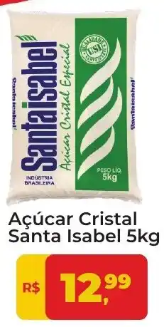 Tonin Superatacado Açúcar Cristal Santa Isabel oferta