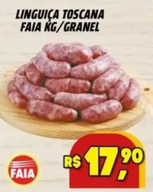 Linguiça Toscana Faia Kg/Granel