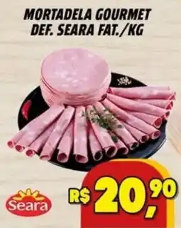 Zattão Supermercado Mortadela gourmet def. seara oferta