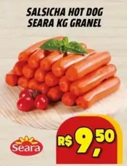 Zattão Supermercado Salsicha hot dog seara kg granel oferta