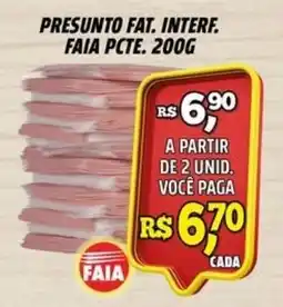 Zattão Supermercado Presunto fat. inter. faia pcte. oferta