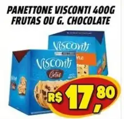 Zattão Supermercado Panettone visconti frutas ou g. chocolate oferta