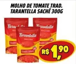 Zattão Supermercado molho de tomate trad. tarantella sachê oferta