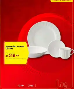 Le Biscuit Aparelho Jantar Caribe oferta