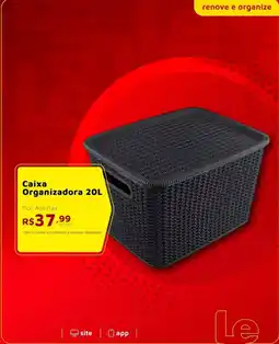 Le Biscuit Caixa Organizadora 20L oferta