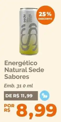 Oba Hortifruti Energético Natural Sede Sabores oferta
