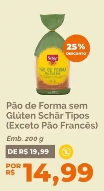 Pão de Forma sem Glúten Schär Tipos