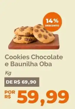 Oba Hortifruti Cookies Chocolate e Baunilha Oba oferta