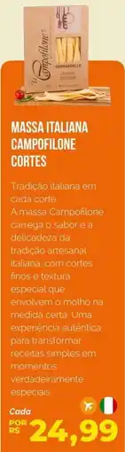 Oba Hortifruti Massa italiana campofilone cortes oferta