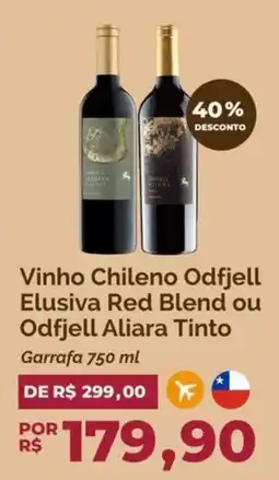Oba Hortifruti Vinho Chileno Odfjell Elusiva Red Blend ou Odfjell Aliara Tinto oferta