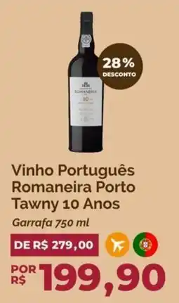 Oba Hortifruti Vinho Português Romaneira Porto Tawny 10 Anos oferta
