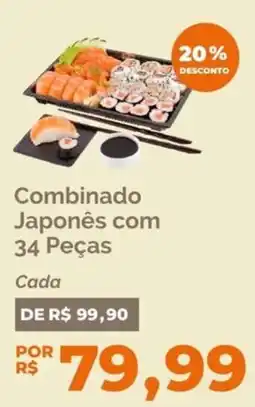 Oba Hortifruti Combinado Japonês com 34 Peças oferta