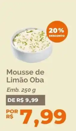 Oba Hortifruti Mousse de Limão Oba oferta
