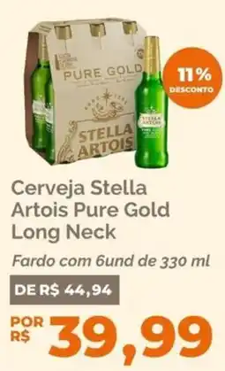 Oba Hortifruti Cerveja Stella Artois Pure Gold Long Neck oferta