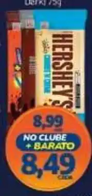 Rede Bom Lugar Hershey's chocolate bar oferta