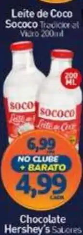 Rede Bom Lugar Leite de Coco Sococo Tradicional Vidro oferta